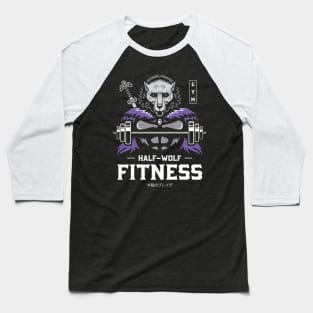 Half Wolf Fitness Baseball T-Shirt